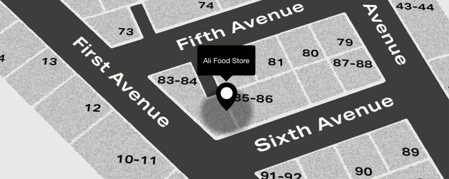 BrixtonVillage-AliFoodStore-Map