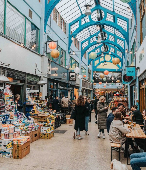 Interior of Market Row