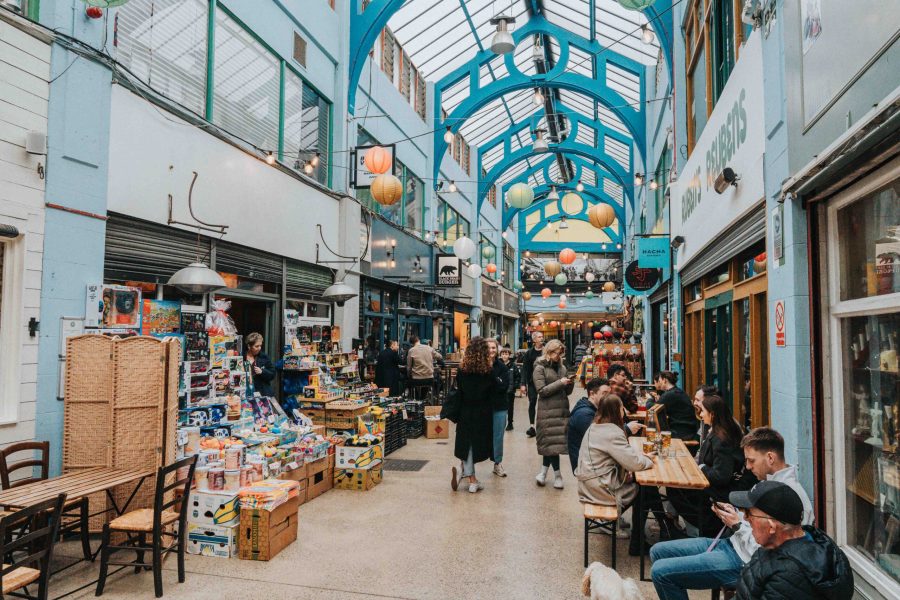 Interior of Market Row