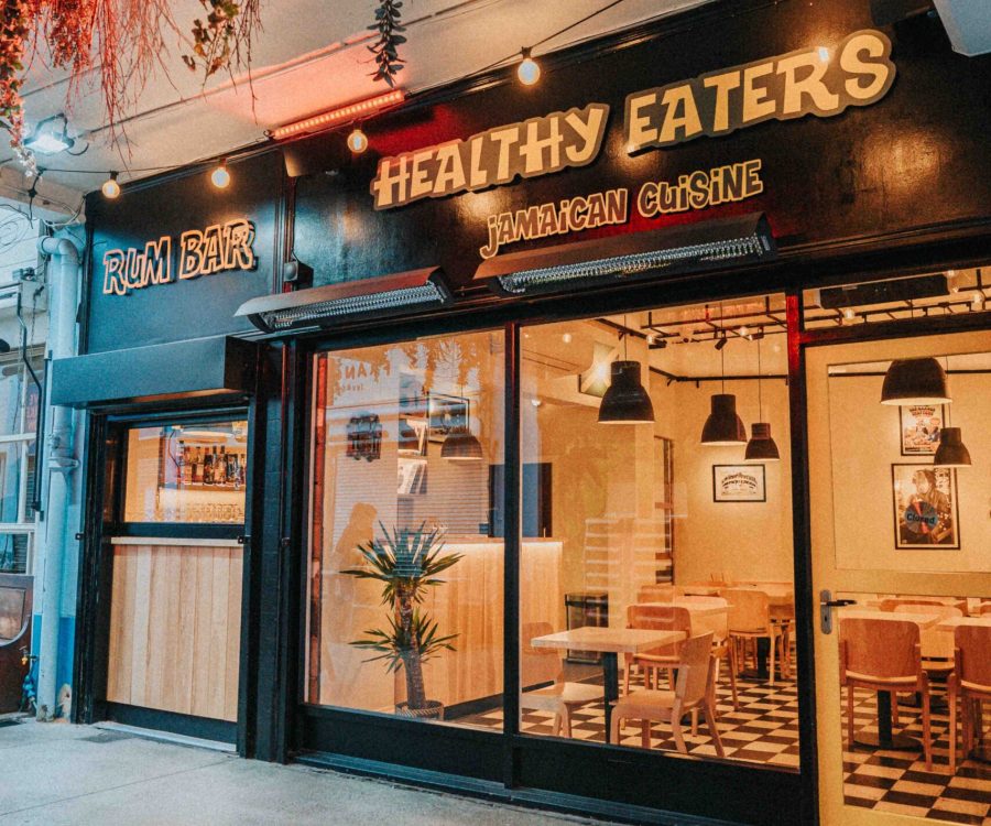 Exterior of Healthy Eaters Dine In restaurant