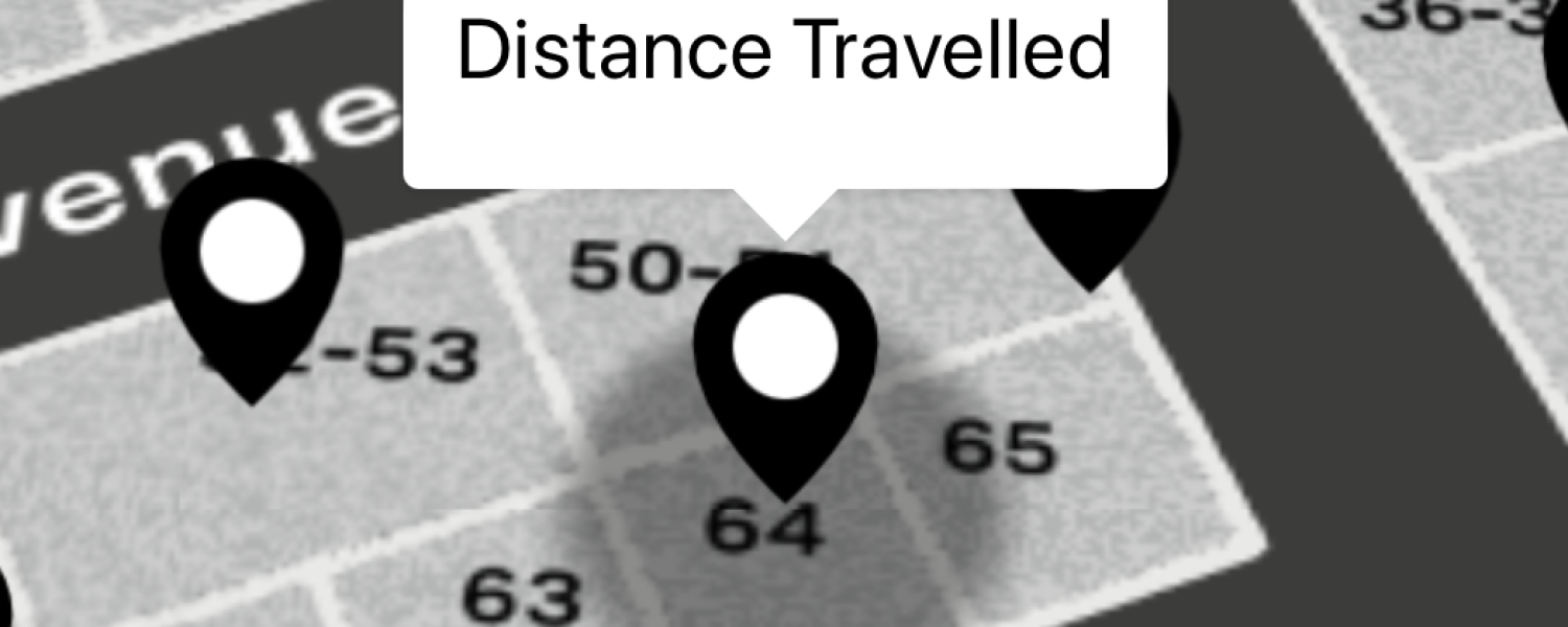 Map Me Distance Travelled